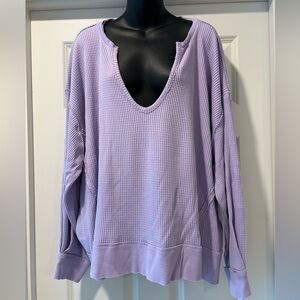 We The Free V-Neck long sleeve top